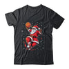 Black African American Santa Claus Basketball Afro Christmas Shirt & Sweatshirt | teecentury