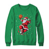 Black African American Santa Claus Basketball Afro Christmas Shirt & Sweatshirt | teecentury