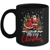 Black African Culture Merry Christmas Funny Santa Claus Mug | teecentury