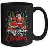 Black African Culture Merry Christmas Funny Santa Claus Mug | teecentury