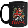 Black African Culture Merry Christmas Funny Santa Claus Mug | teecentury