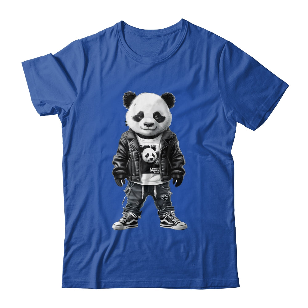 Black And White Panda With Cool Cute Sportswear For Boy Men Shirt & Hoodie | teecentury