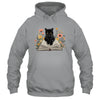 Black Cat For Women Book Lover Cute Cat And Reading Book Shirt & Tank Top | teecentury