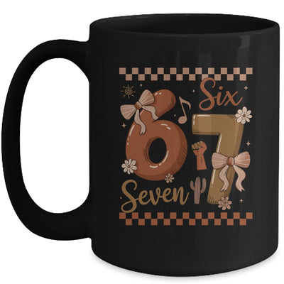 Black History Month 67 Funny Meme Coquette Bow Six Seven Mug | teecentury