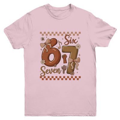 Black History Month 67 Funny Meme Coquette Bow Six Seven Youth Shirt | teecentury