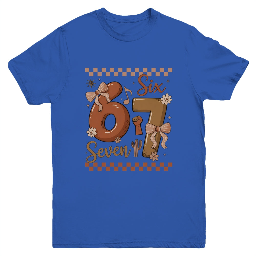 Black History Month 67 Funny Meme Coquette Bow Six Seven Youth Shirt | teecentury