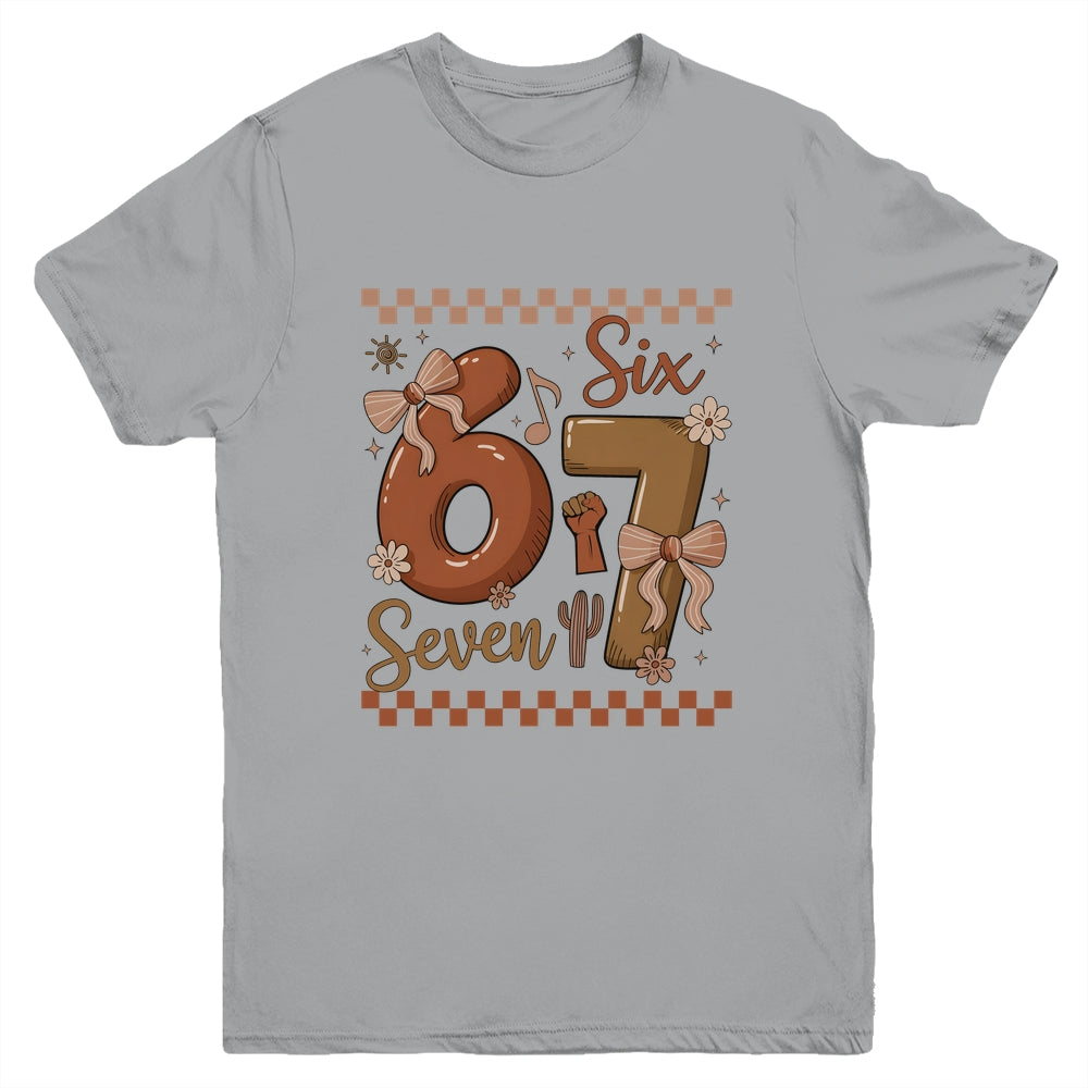 Black History Month 67 Funny Meme Coquette Bow Six Seven Youth Shirt | teecentury