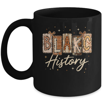 Black History Month African Black Women Coquette Bow Mug | teecentury