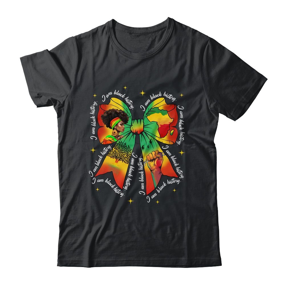 Black History Month Coquette Bow Juneteenth African American Shirt & Tank Top | teecentury
