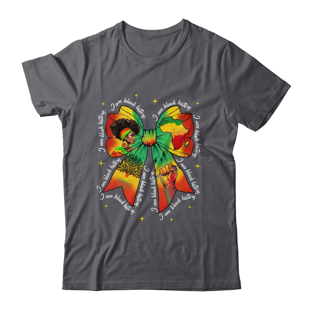 Black History Month Coquette Bow Juneteenth African American Shirt & Tank Top | teecentury