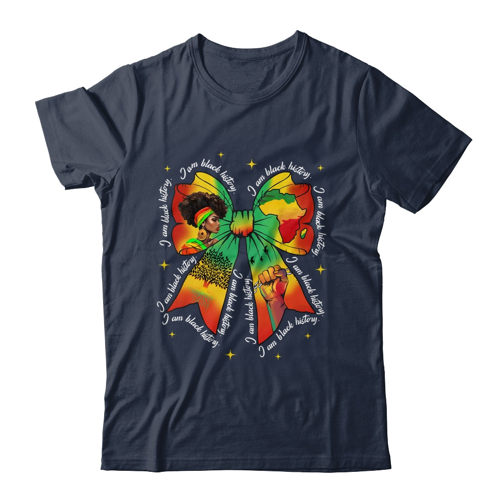 Black History Month Coquette Bow Juneteenth African American Shirt & Tank Top | teecentury