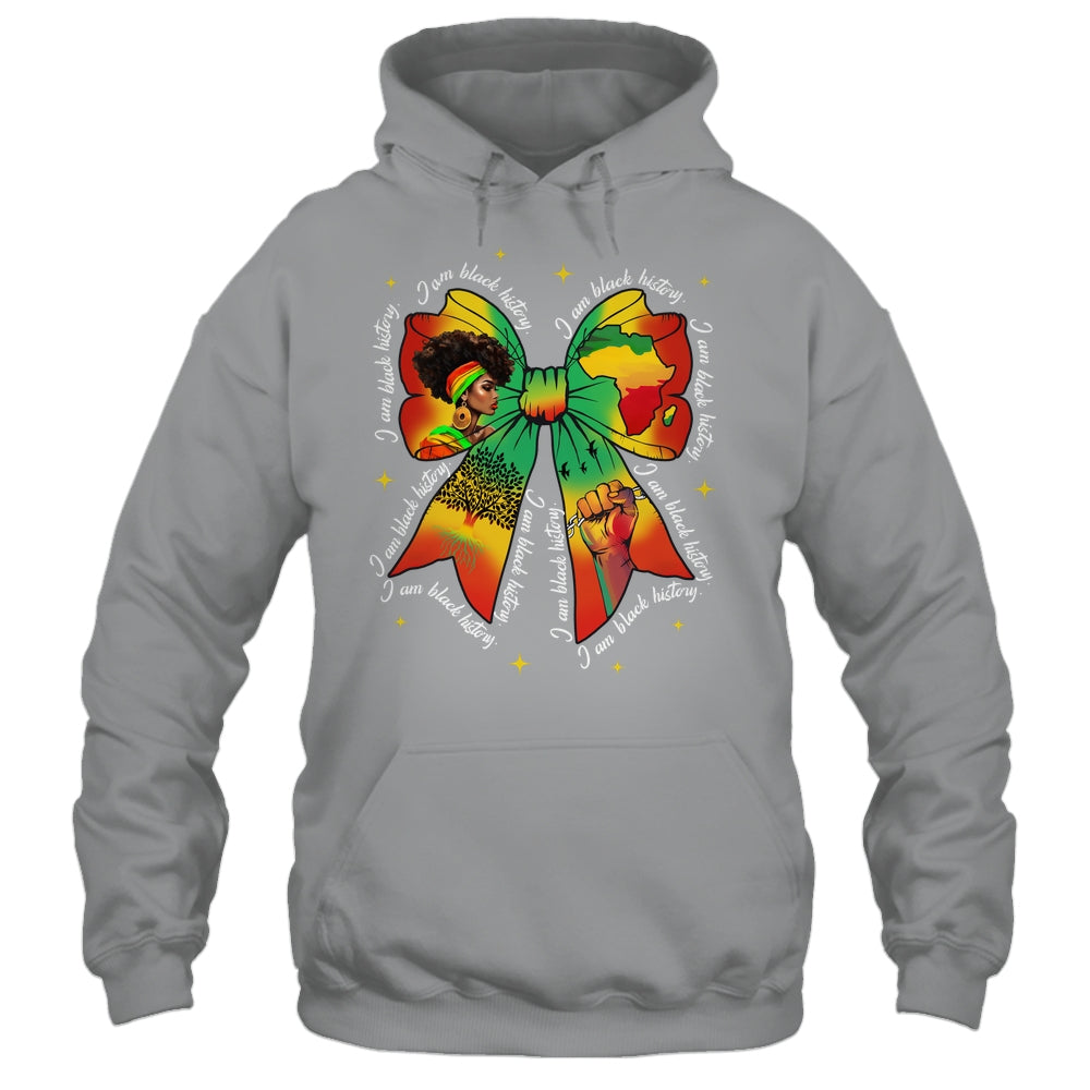 Black History Month Coquette Bow Juneteenth African American Shirt & Tank Top | teecentury