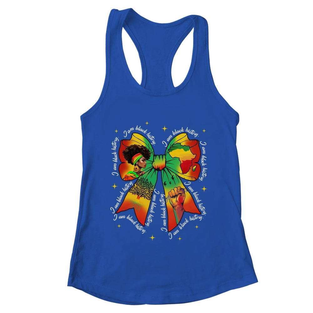 Black History Month Coquette Bow Juneteenth African American Shirt & Tank Top | teecentury