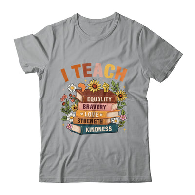 Black History Month I Teach African American Teacher Women Shirt & Hoodie | teecentury