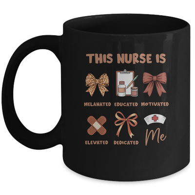 Black History Month This Nurse Melanated Educated Women Mug | teecentury