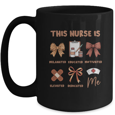 Black History Month This Nurse Melanated Educated Women Mug | teecentury