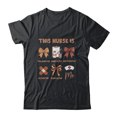 Black History Month This Nurse Melanated Educated Women Shirt & Hoodie | teecentury