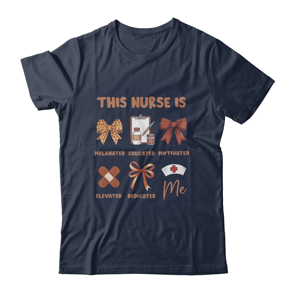 Black History Month This Nurse Melanated Educated Women Shirt & Hoodie | teecentury