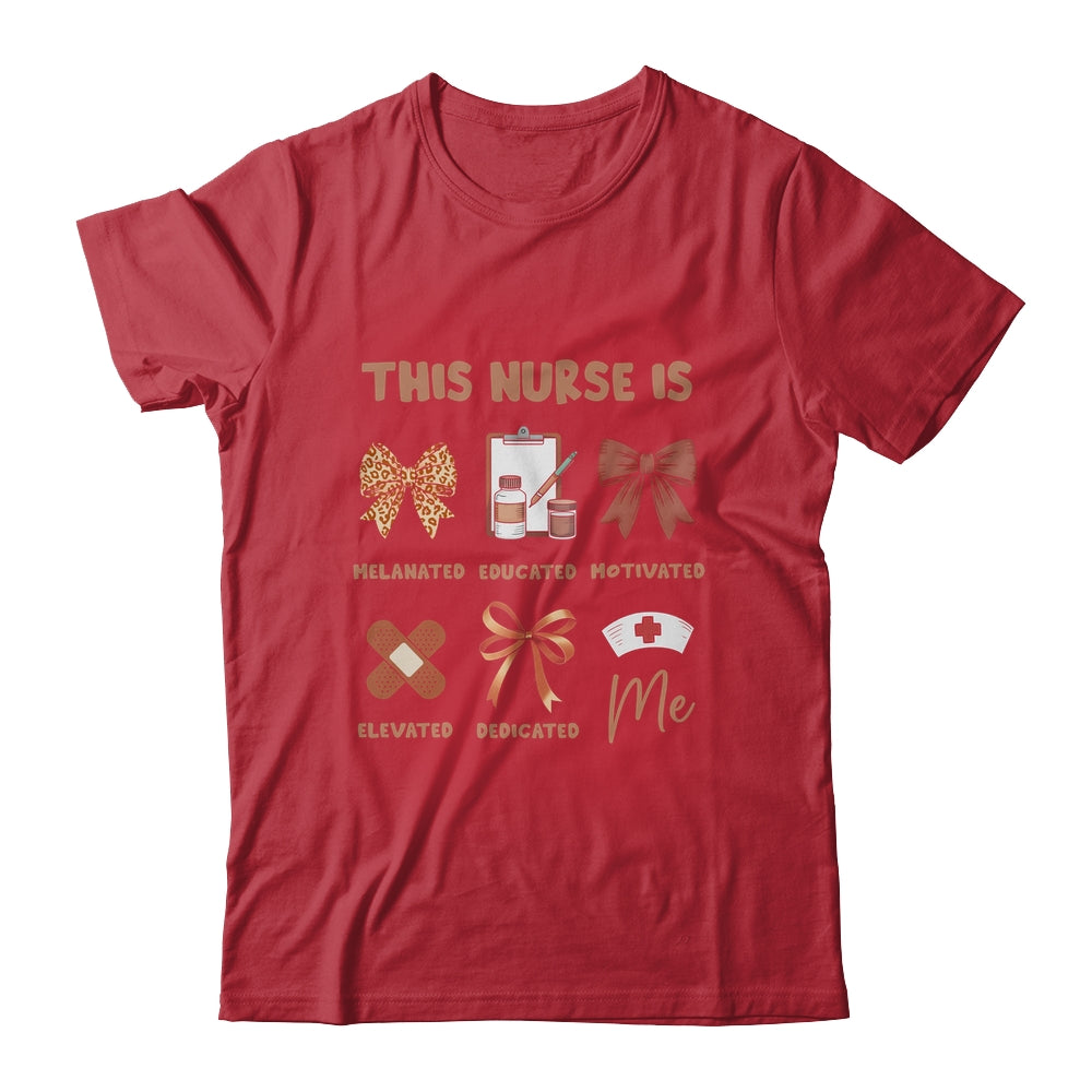 Black History Month This Nurse Melanated Educated Women Shirt & Hoodie | teecentury