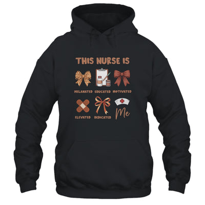 Black History Month This Nurse Melanated Educated Women Shirt & Hoodie | teecentury