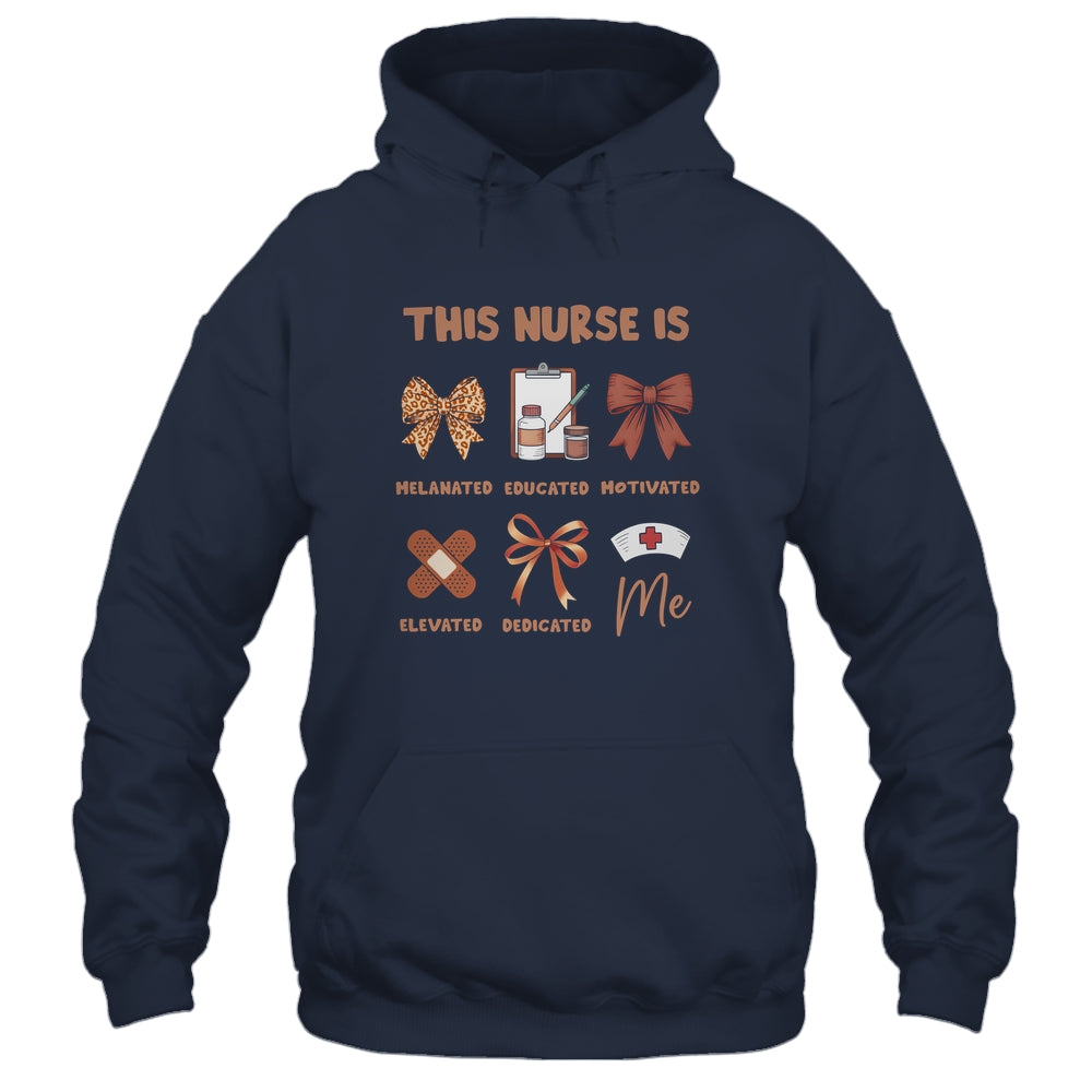 Black History Month This Nurse Melanated Educated Women Shirt & Hoodie | teecentury