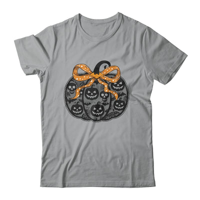Black Lace Pumpkin Coquette Spooky Pumpkin Halloween Girl Shirt & Sweatshirt | teecentury