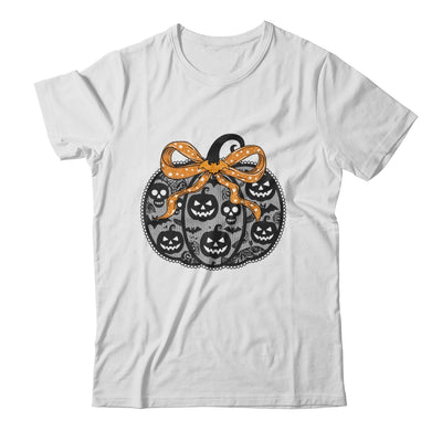 Black Lace Pumpkin Coquette Spooky Pumpkin Halloween Girl Shirt & Sweatshirt | teecentury