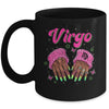 Black Women Nails Zodiac Birthday Virgo Queen September Mug | teecentury