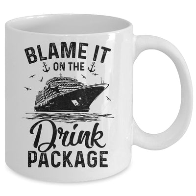 Blame It On The Cruise Package Cruise Cruising Matching Mug | teecentury