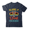 Blame It On The Drink Package Cruise Cruising Matching Shirt & Tank Top | teecentury