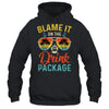 Blame It On The Drink Package Cruise Cruising Matching Shirt & Tank Top | teecentury