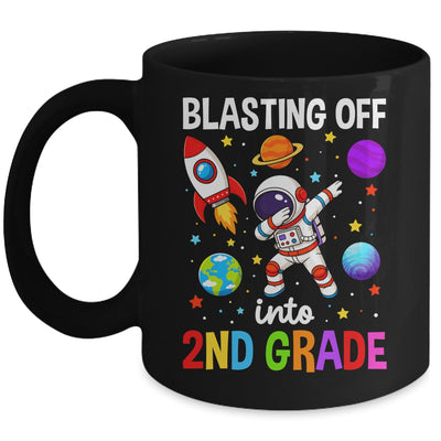 Blasting Off Into 2Nd Grade Boys First Day Second Grade Kids Mug | teecentury