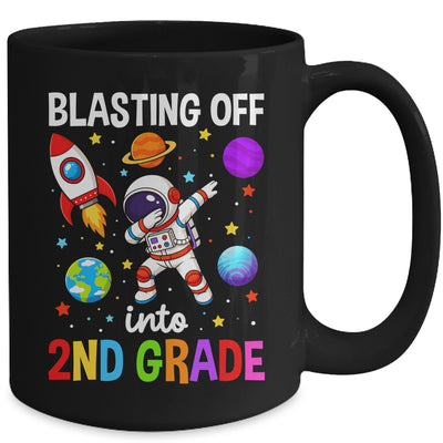 Blasting Off Into 2Nd Grade Boys First Day Second Grade Kids Mug | teecentury