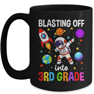Blasting Off Into 3Rd Grade Boys First Day Third Grade Kids Mug | teecentury