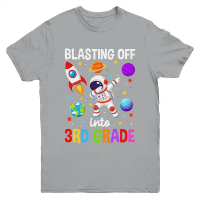 Blasting Off Into 3Rd Grade Boys First Day Third Grade Kids Youth Shirt | teecentury