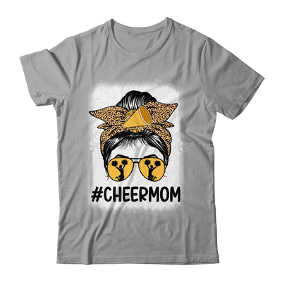 Bleached Cheer Mom Mama Cheerleading Mom Messy Bun Shirt & Tank Top | teecentury