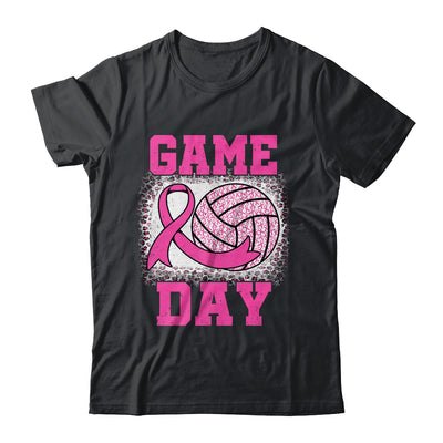 Bleached Game Day Breast Cancer Awareness Pink Volleyball Shirt & Hoodie | teecentury