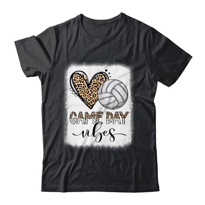 Bleached Volleyball Game Day Vibes Volleyball Mom Leopard Shirt & Tank Top | teecentury