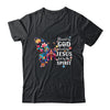 Blessed By God Loved By Jesus Floral Butterfly Christian Shirt & Tank Top | teecentury