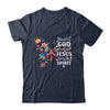 Blessed By God Loved By Jesus Floral Butterfly Christian Shirt & Tank Top | teecentury