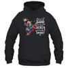 Blessed By God Loved By Jesus Floral Butterfly Christian Shirt & Tank Top | teecentury