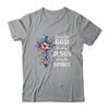 Blessed By God Loved By Jesus Floral Cross Christian Shirt & Tank Top | teecentury