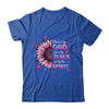 Blessed By God Loved By Jesus Pink Sunflower Christian Shirt & Tank Top | teecentury