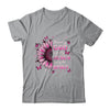 Blessed By God Loved By Jesus Pink Sunflower Christian Shirt & Tank Top | teecentury