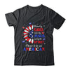 Blessed By God Loved By Jesus Proud American Sunflower Shirt & Tank Top | teecentury