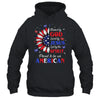 Blessed By God Loved By Jesus Proud American Sunflower Shirt & Tank Top | teecentury