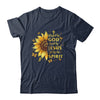 Blessed By God Loved By Jesus Sunflower Christian Shirt & Tank Top | teecentury