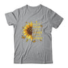 Blessed By God Loved By Jesus Sunflower Christian Shirt & Tank Top | teecentury