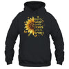 Blessed By God Loved By Jesus Sunflower Christian Shirt & Tank Top | teecentury