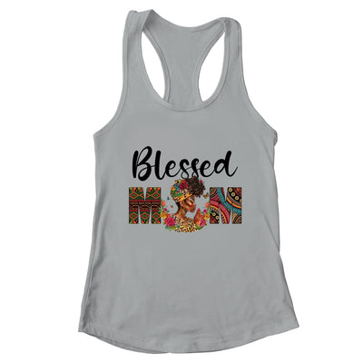 Blessed Mom Africa Black Woman Juneteenth Mother's Day Shirt & Tank Top | teecentury